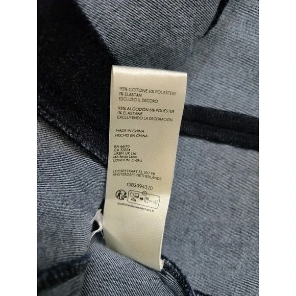 FREE People Decked In Shine Rhinestone Denim Open Back Top Size S NWT - Picture 8 of 8